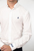 Long Sleeve Solid Dress Shirt | White