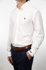 Long Sleeve Solid Dress Shirt | White