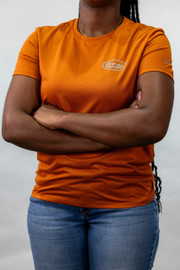 Women's Swoosh Sleeve Legend Tee | Desert Orange