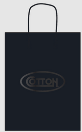 10x5x13 Gift Bag | Black