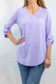 City Stretch Lavender Tunic