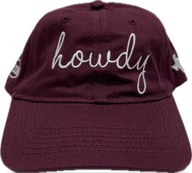 A&M Howdy Unstructured Hat | Maroon