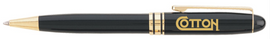 Saxon Ballpoint Pen | Gold & Black
