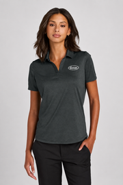 Women's Recharge Jersey Polo | Deep Black