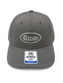 Cotton Oval Performance Hat | Light Grey
