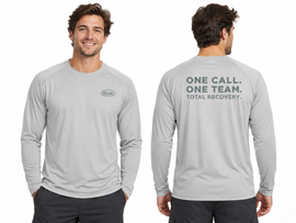 Performance Long Sleeve Tee | Medium Grey