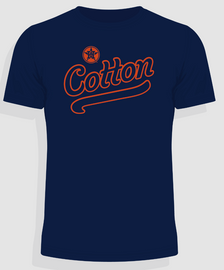 Astros | Cotton Navy Tee