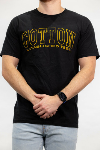 Outline Collegiate Tee | Black