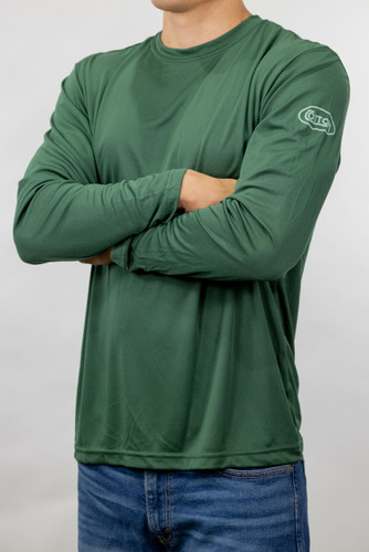 Performance Long Sleeve Tee | Green