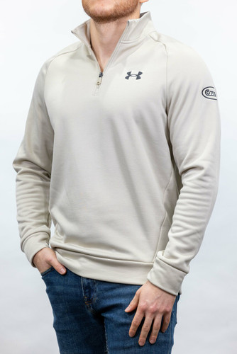 1/4 Zip Fleece Pullover | Beige