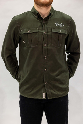 Long Sleeve Flannel Shirt | Sage