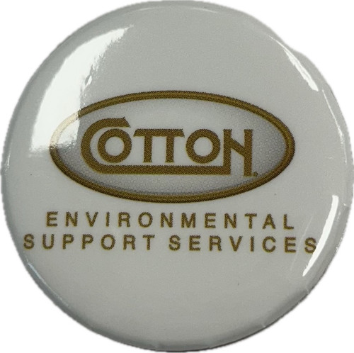 Small Environmental Button | White