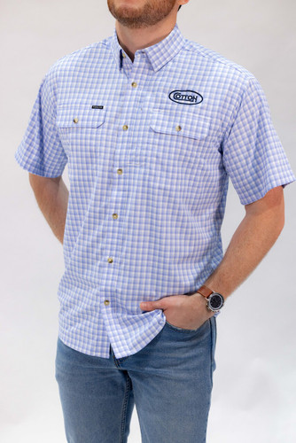 The Ono Shirt | Blue & White Plaid