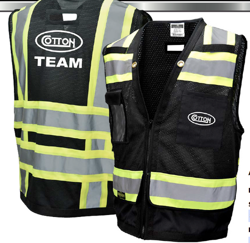 Uniform Safety Vest | Black