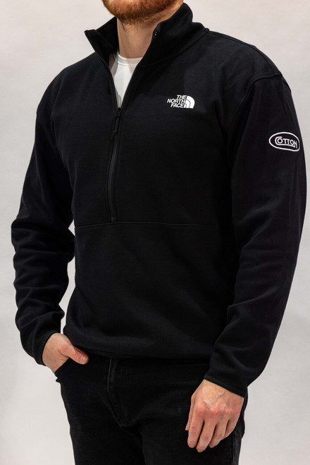 North Face Double ~ Knit 1/2 Zip Fleece Jacket