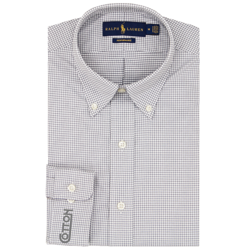 Men's RL Button-Down - Grey