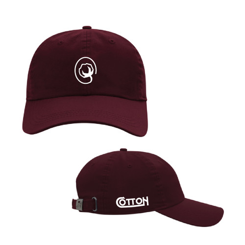 Raised Logo Maroon Hat