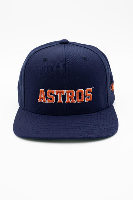 Astros I Cotton Flat Bill Navy Hat