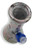 8" 7MM Glass Black Light Sensitive Pipe