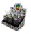 GLASS WATER CUP PIPE 6 PCS DISPLAY:  with black light sensitive prints.