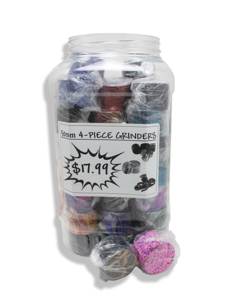 50MM GRINDER CANISTER PACK 65CT