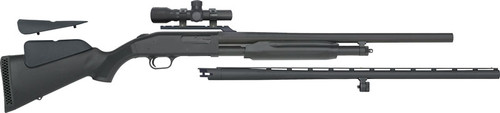 MOSSBERG 500 COMBO 12GA 3" 28"VR 24"RIFLED & 2.5X20 SCOPE