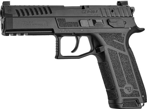 CZ P-09 F NOCTURNE OR 9MM FS 19-SHOT POLYMER FRAME BLACK