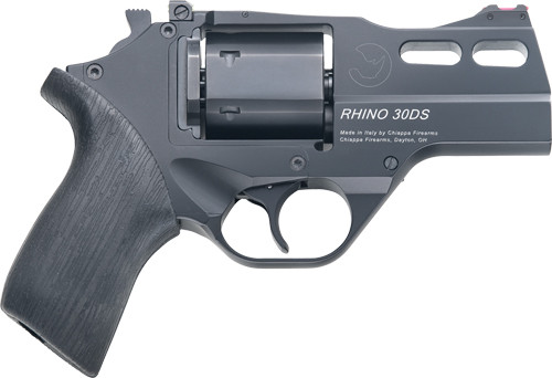 CHIAPPA RHINO 30SA 357MAG 3" ADJ. SIGHT BLACK/RUBBER