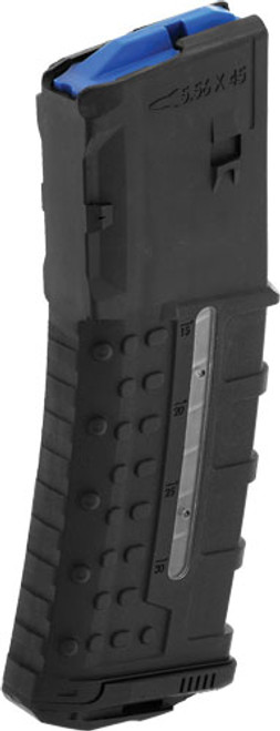 UTG MAGAZINE 5.56X45 30RD WINDOW POLY MATTE BLACK