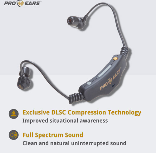 PRO EARS STEALTH 28 HT EAR BUDS ELECTRONIC GREEN