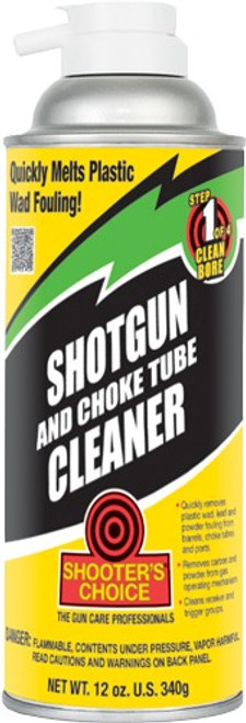 SHOOTERS CHOICE SHOTGUN & CHOKE TUBE CLEANER 12 OZ AERSL