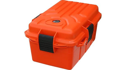 MTM SURVIVOR DRY BOX LARGE 10"X7"X5" ORANGE