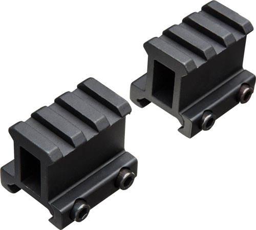 TRUGLO 2-PIECE PICATINNY RISER MOUNT 1" RISE 1.36" LENGTH TRUGLO 2-PIECE PICATINNY RISER MOUNT 1" RISE 1.36" LENGTH