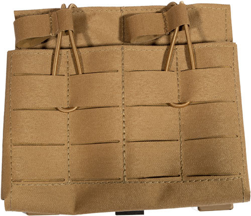 GREY GHOST GEAR DOUBLE 7.62 MAG POUCH LAMINATE COYOTE