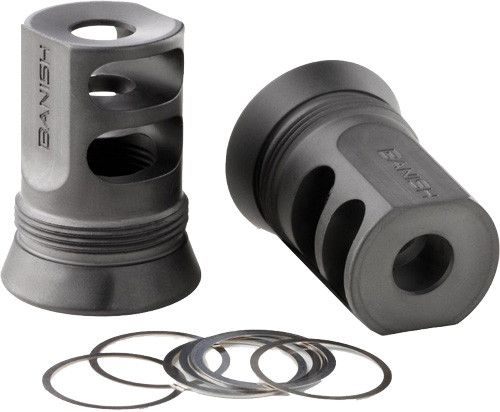 BANISH SUPPRESSORS 4581 MUZZLE BRAKE 30GOLD 5/8x24