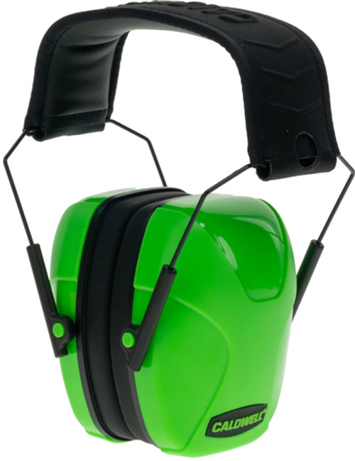 CALDWELL YOUTH PASSIVE EARMUFF NEON GREEN
