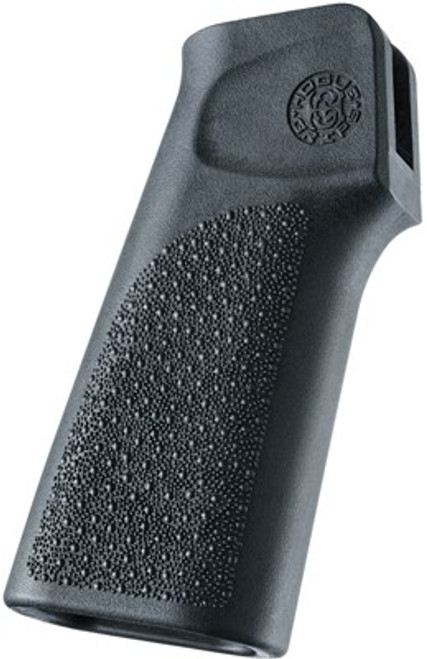 HOGUE AR15 15 DEGREE VERTICAL GRIP NO FINGER GROOVES BLK