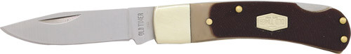 OLD TIMER KNIFE BEAR HEAD 1-BLADE LOCKBACK 2.2" S/S DEL