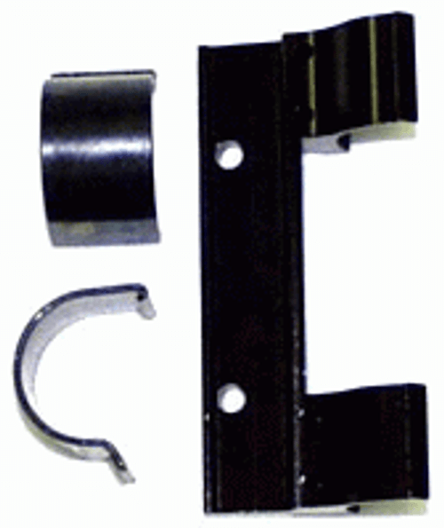 WEAVER DETACHABLE SIDE MOUNT BRACKET W/1" HIGH RINGS BLACK