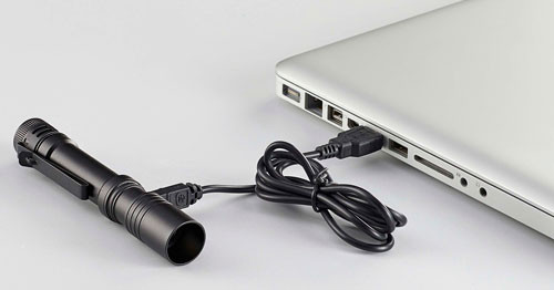 STREAMLIGHT MACROSTREAM LIGHT WHITE LED BLACK USB CHARGEABLE