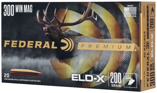 FEDERAL 300 WIN MAG 200GR ELDX 20RD 10BX/CS
