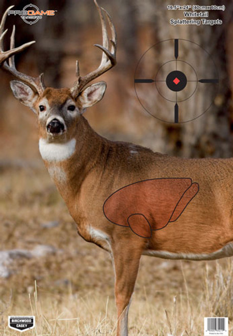 B/C TARGET PREGAME 16.5"X24" WHITETAIL DEER TARGET 3-TARGTS