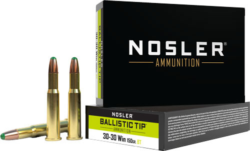 NOSLER BT 30-30 WIN 150GR RN BALLISTIC TIP 20RD 10BX/CS