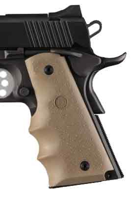 HOGUE GRIPS COLT GOVT MODEL W/FINGER GROOVES FDE