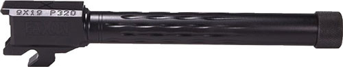 FAXON SIG P320 FULLSIZE 9MM FLAME FLUTE THREADED BLK