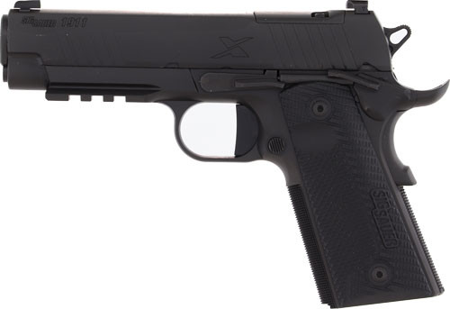 SIG 1911 XCARRY 45ACP 4.25" XRAY3 OR (2)8RD G10 BLACK