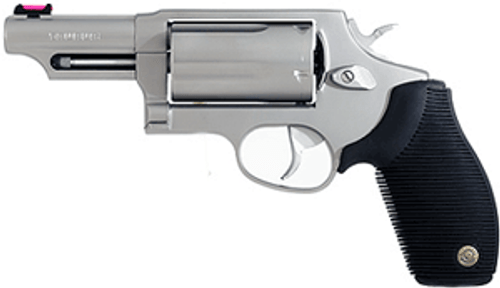 TAURUS JUDGE 45LC/410 2.5" 3" FS 5-SHOT STAINLESS RUBBER