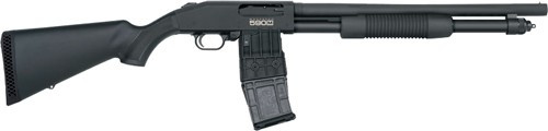 MOSSBERG 590M MAG-FED 12GA 18.5" 10RD 2.75" BLUED/SYN