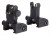 YHM QDS SIGHT SET HOODED FRONT AND REAR QUICK DEPLOY