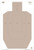 B/C TARGET EZE-SCORER 23"X35" IPSC PRACTICE 5 TARGETS